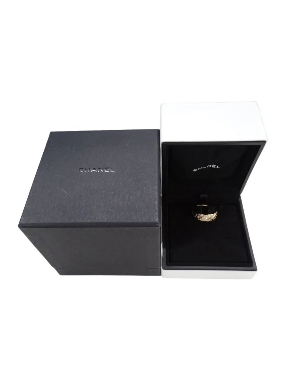 Chanel Ring Diamond Coco Crush Pink Gold 58 Polished